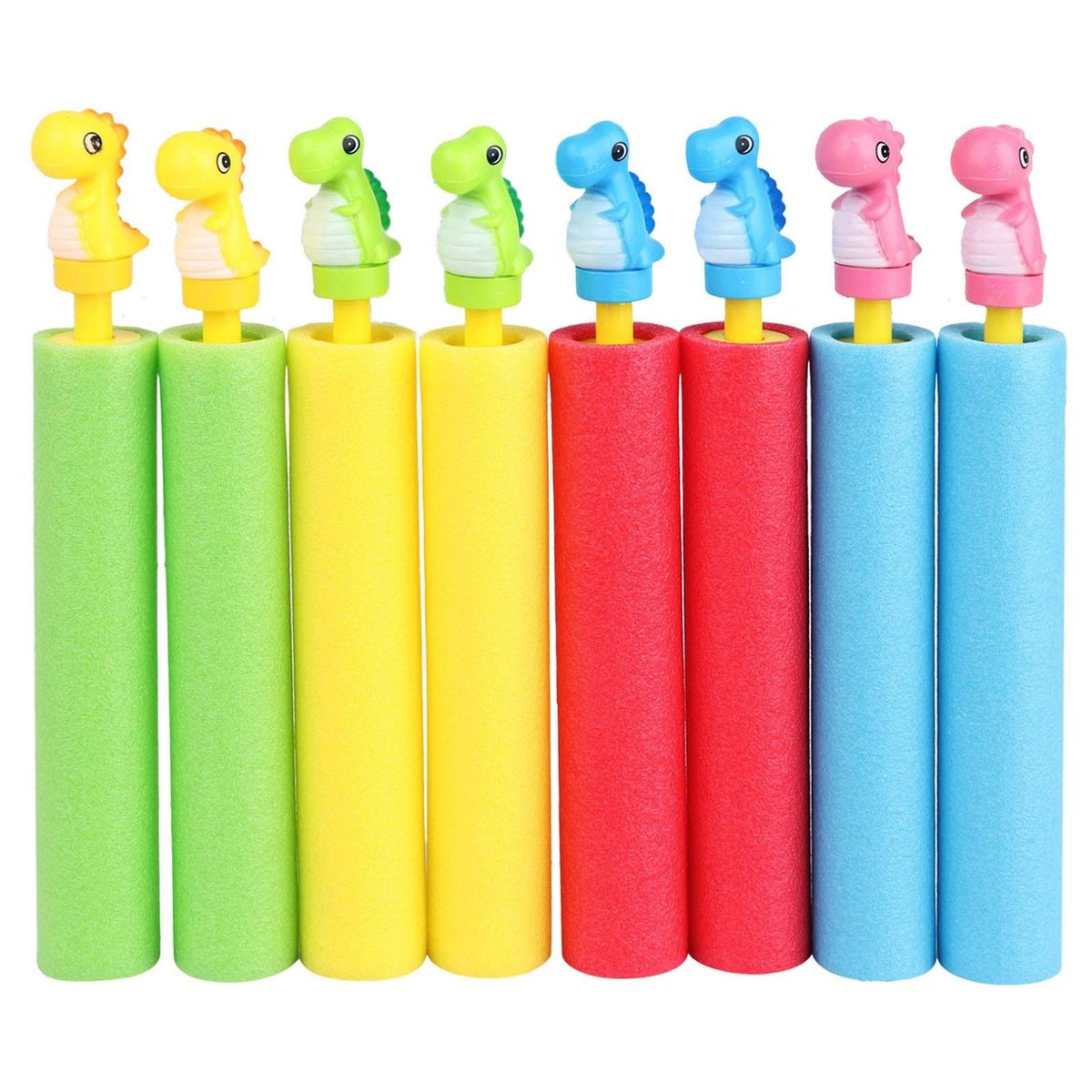 8Pcs Water Toys Pull-out Water Cannons