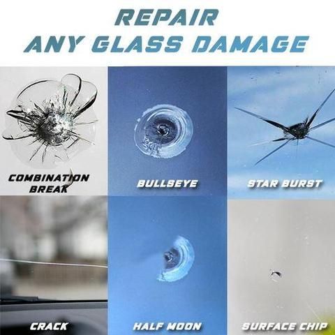 Car Cracked Glass Repair Tool DIY Car Window Phone Screen