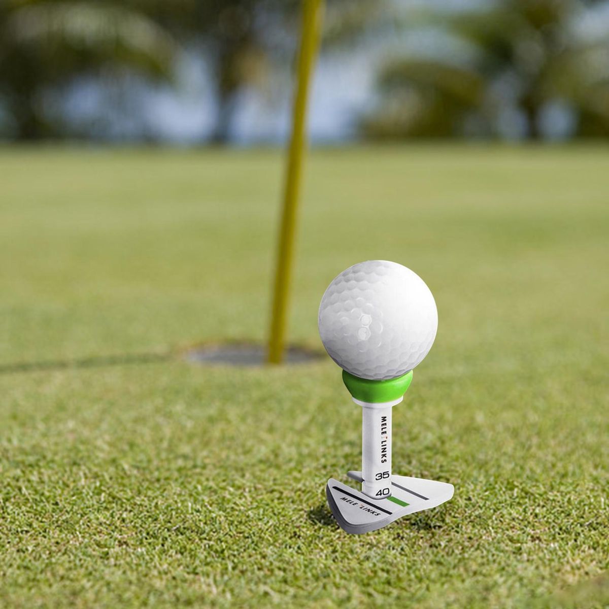 4Pcs Golf Plastic Tee Professional Durable Golf Tees Bulk White
