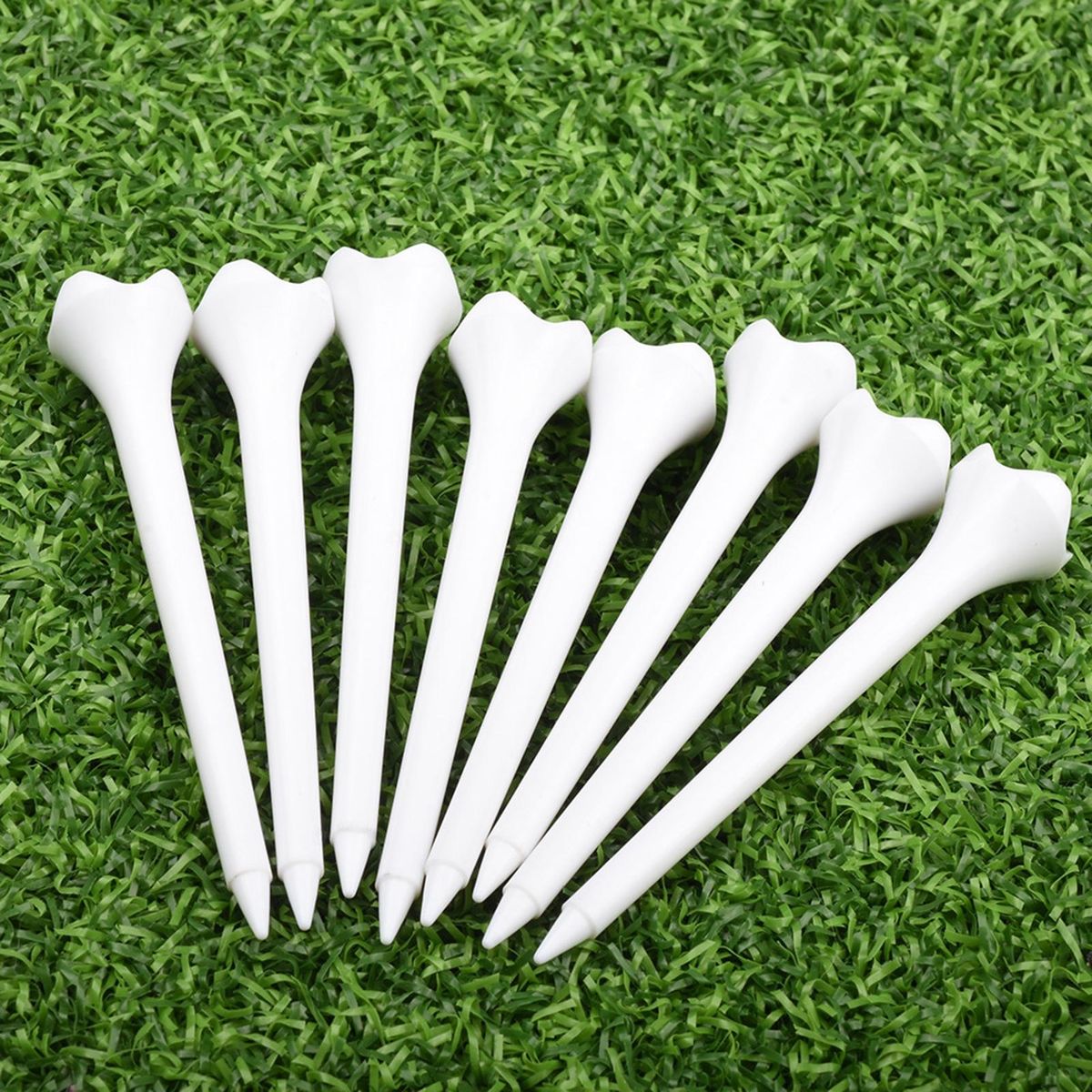 Golf Plastic Tees 10pcs Durable Plastic Golf Tees Stable Frictionless