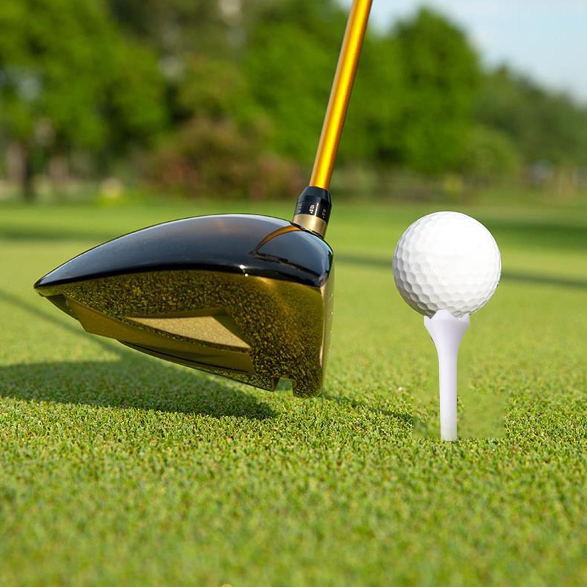 Golf Plastic Tees 10pcs Durable Plastic Golf Tees Stable Frictionless