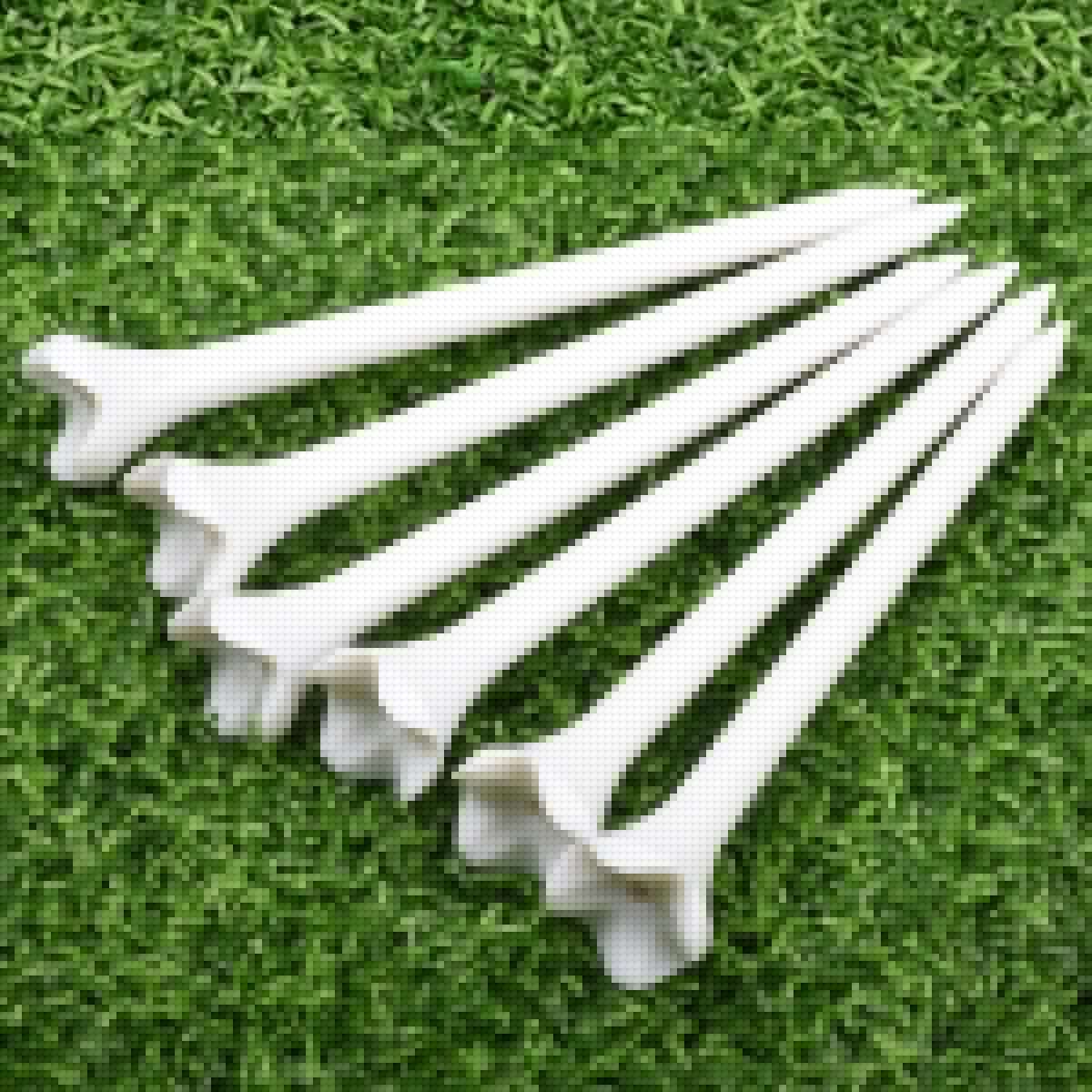 Golf Plastic Tees 10pcs Durable Plastic Golf Tees Stable Frictionless
