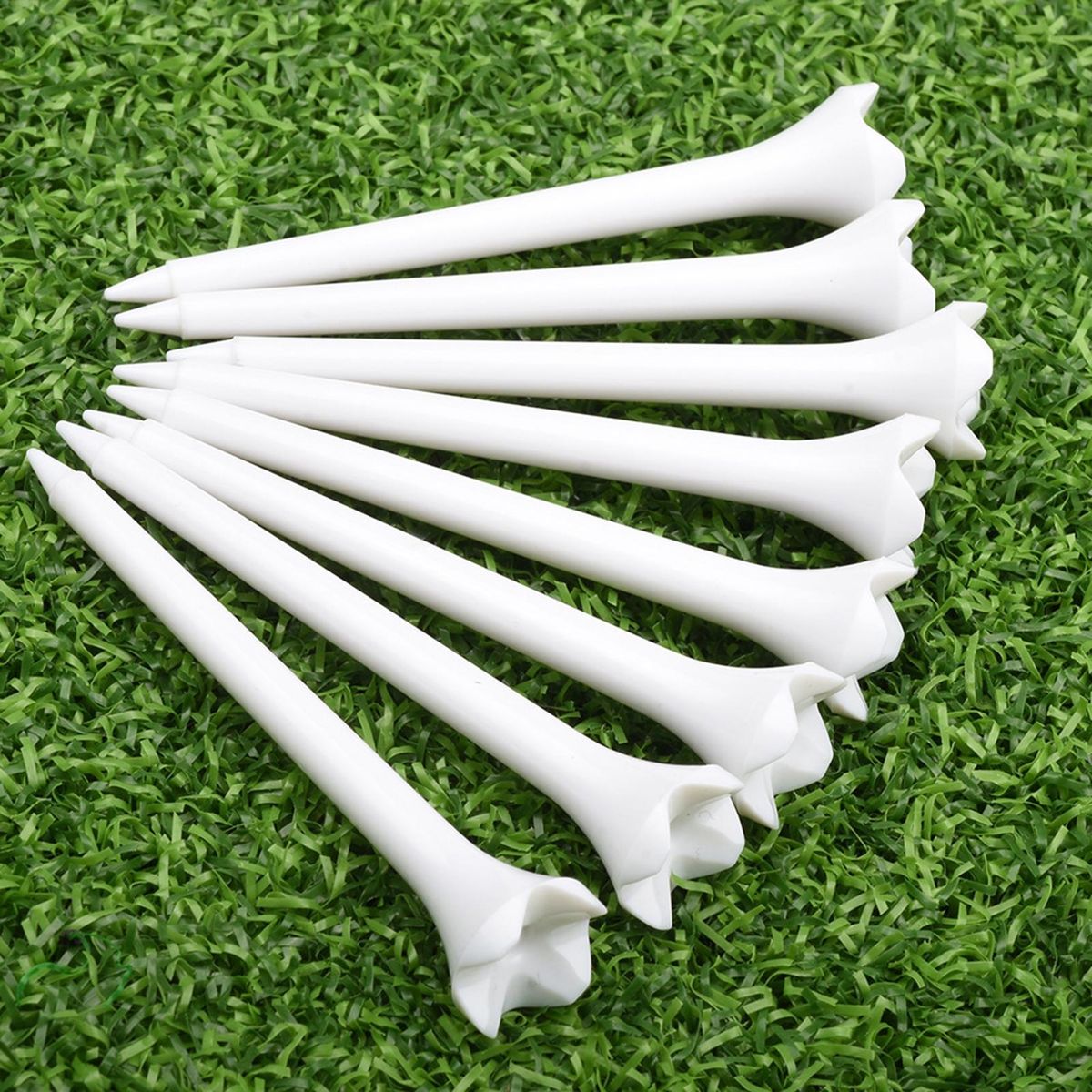 Low Friction Golf Tees 10pcs Durable Plastic Golf Tees Stable