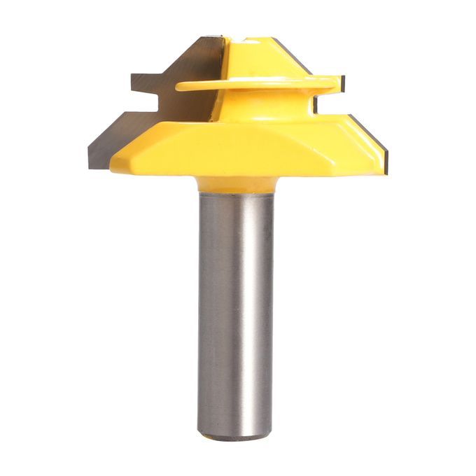 45° Woodworking Lock Miter Router Bit Tenon Milling Cutter