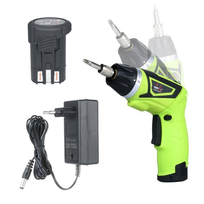 6.0N.m Cordless Electric Screwdriver 2PCS Rechargeable