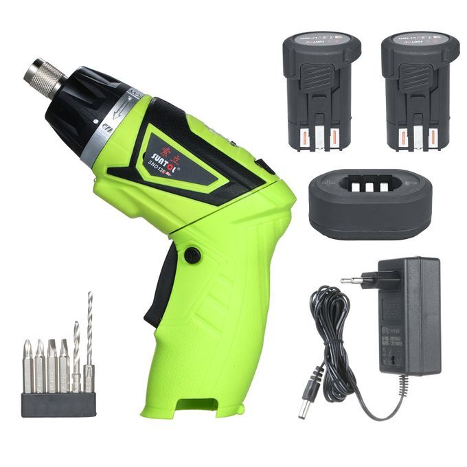 6.0N.m Cordless Electric Screwdriver 2PCS Rechargeable