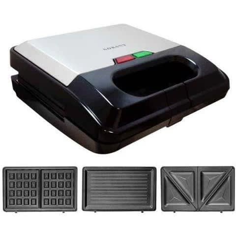 3in1 Waffle And Sandwich Maker - 750W