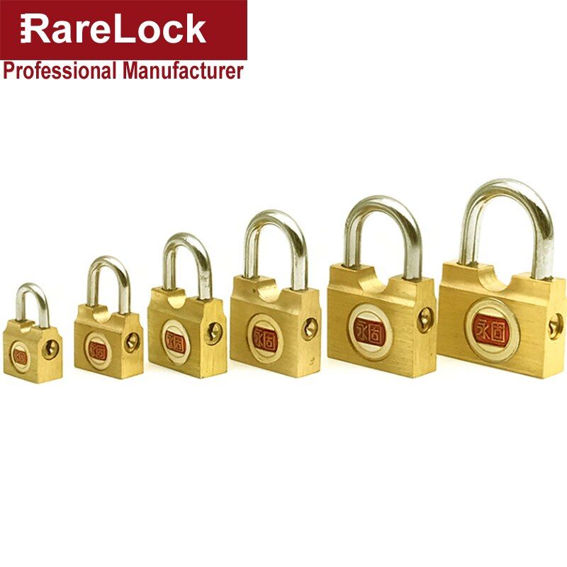 BrMini Padlock Key Lock For Barn Drawer Cabinet Diary Bag Backpack Mailbox Air Box Rarelock MS557 I