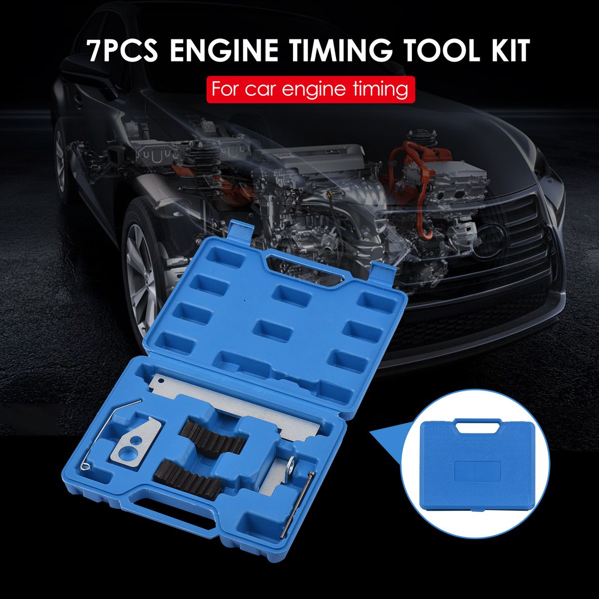 7pcs Engine Timing Tool Kit Car Engine Camshaft Tensioning