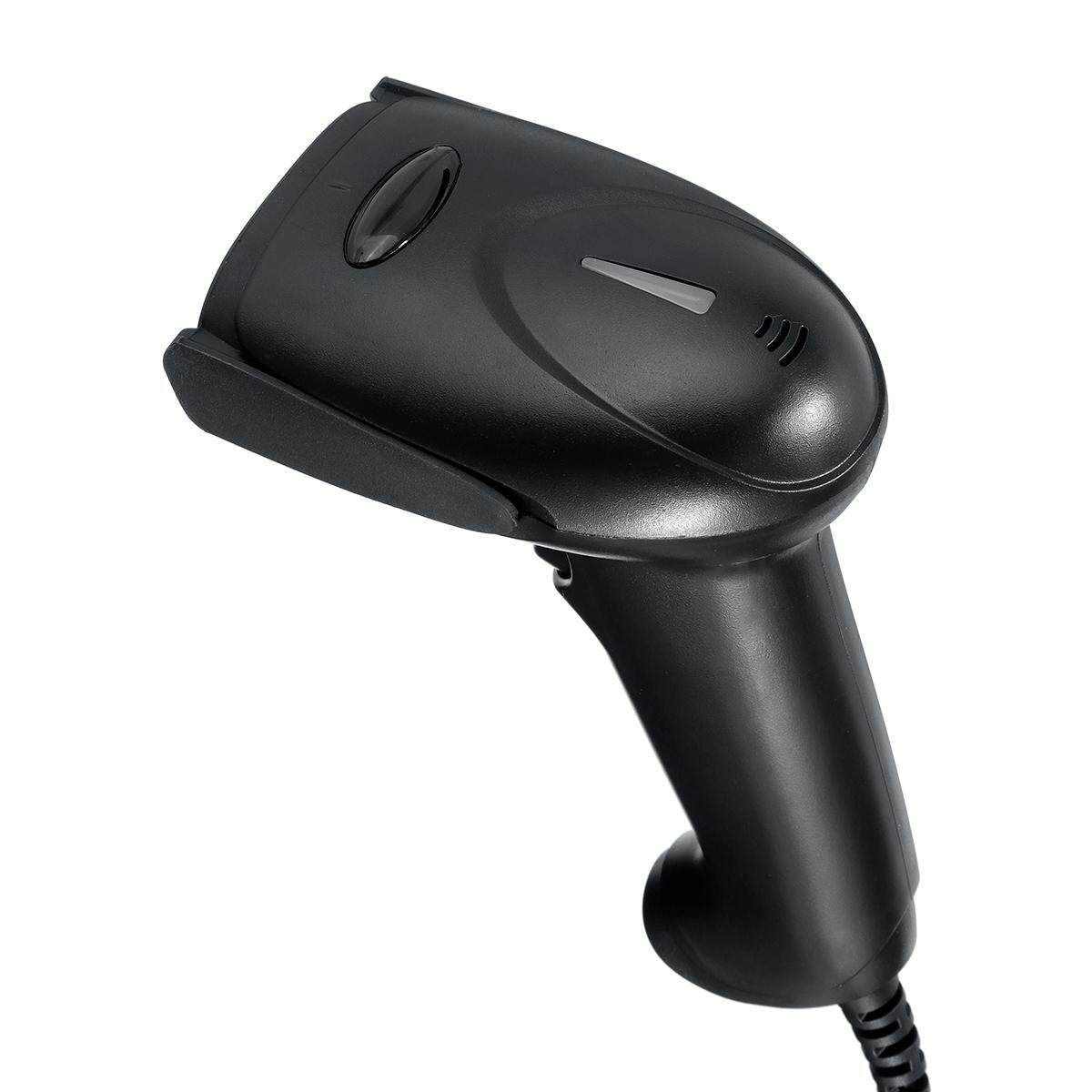 Portable 1D Barcode Scanner Automatic Bar Handheld USB Reader Laser Wired Scan POS 300 Times / Sec For Supermarket