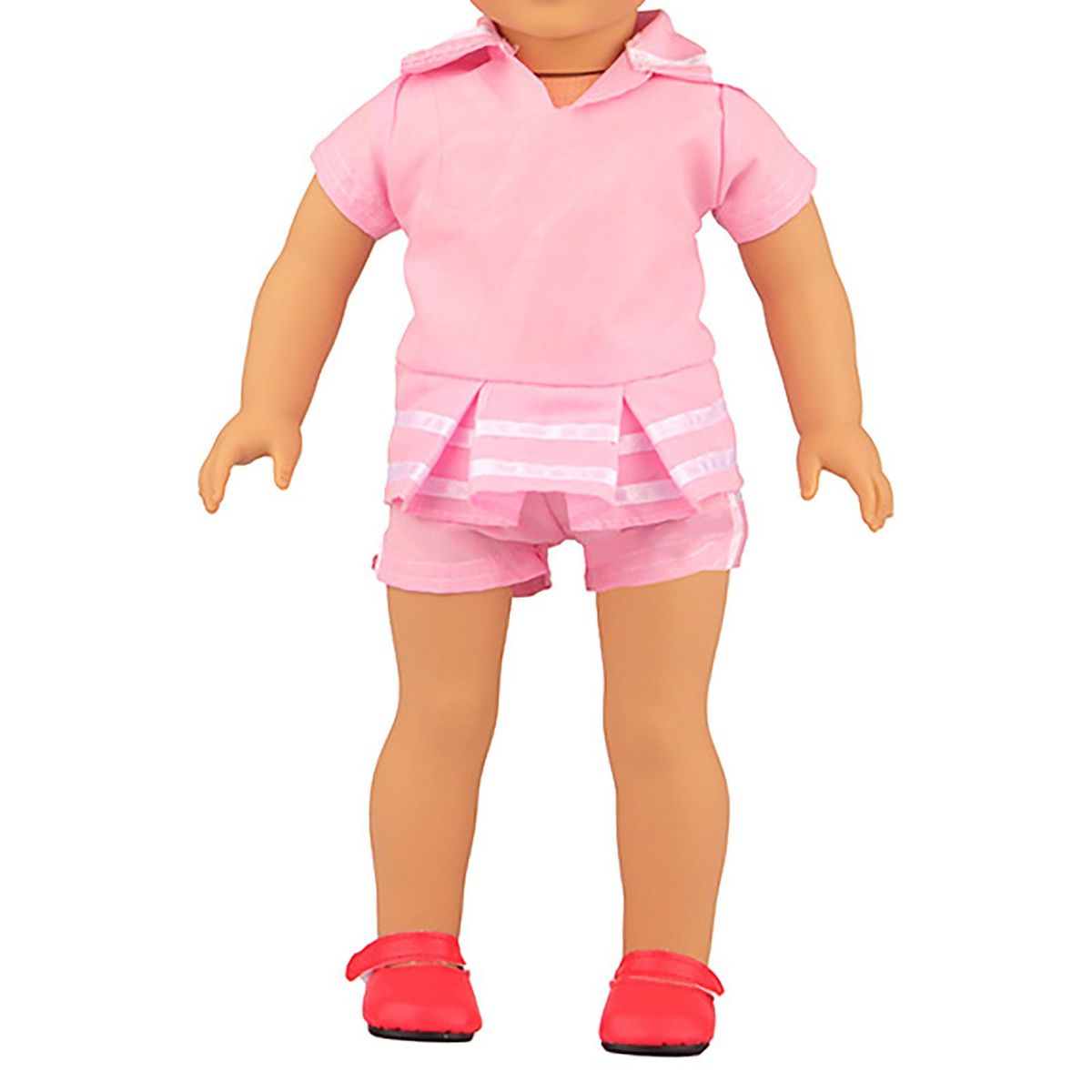 18 Inch American Doll Pink Top Shorts Set Handmade Clothes Accessories