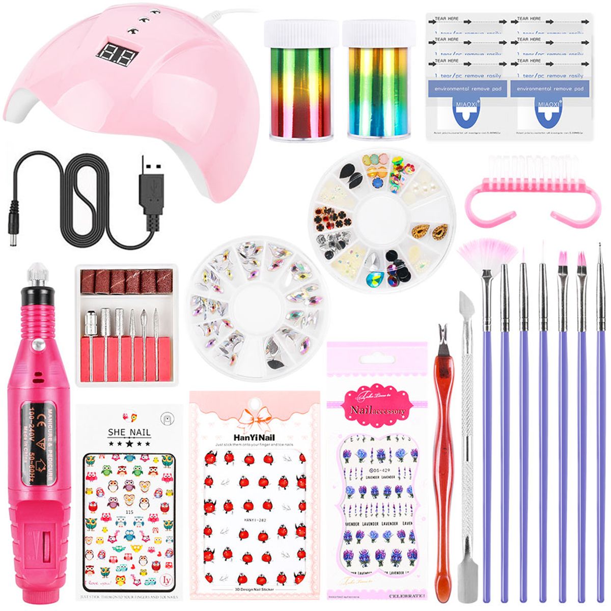 USB Manicure Tools Set