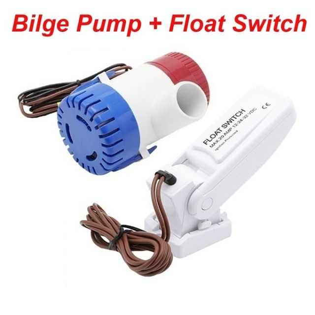 12v 1100gph Automatic Boat Bilge Pump Float Cruise Control