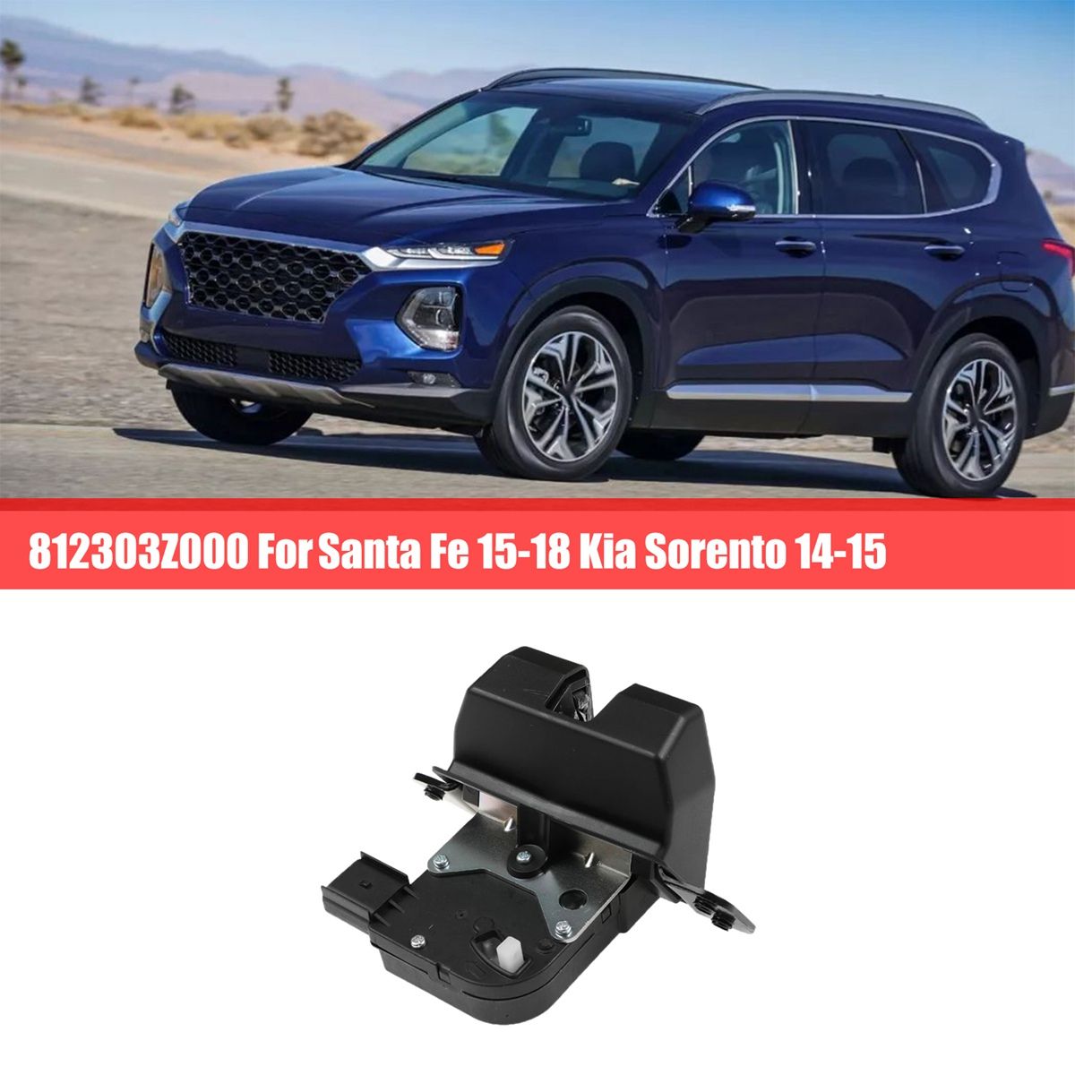 812303Z000 Rear Trunk Lock Actuator Lock Machine Auto for 15-18 Sorento 14-15