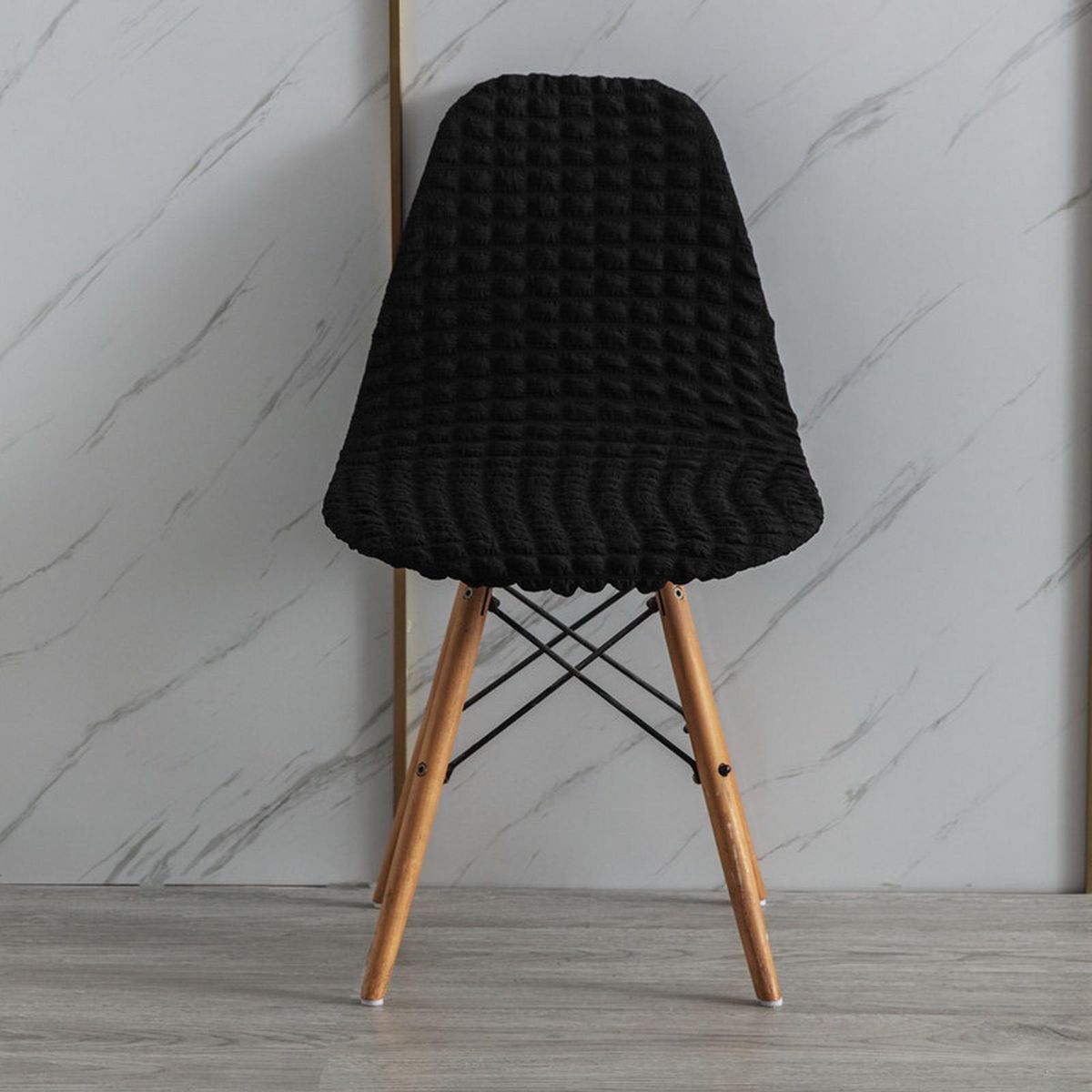 Chair Cover Protector Living Room Bedroom Shell Chair Cover Home Decor Black