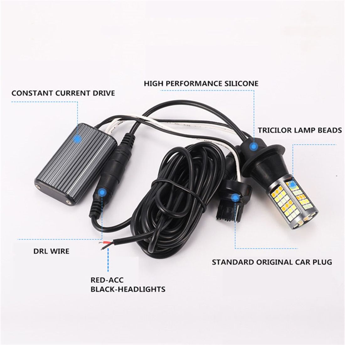 T20/7740 DC12V 3.7W 81 SMD-3030-LEDs Car &Turn Light