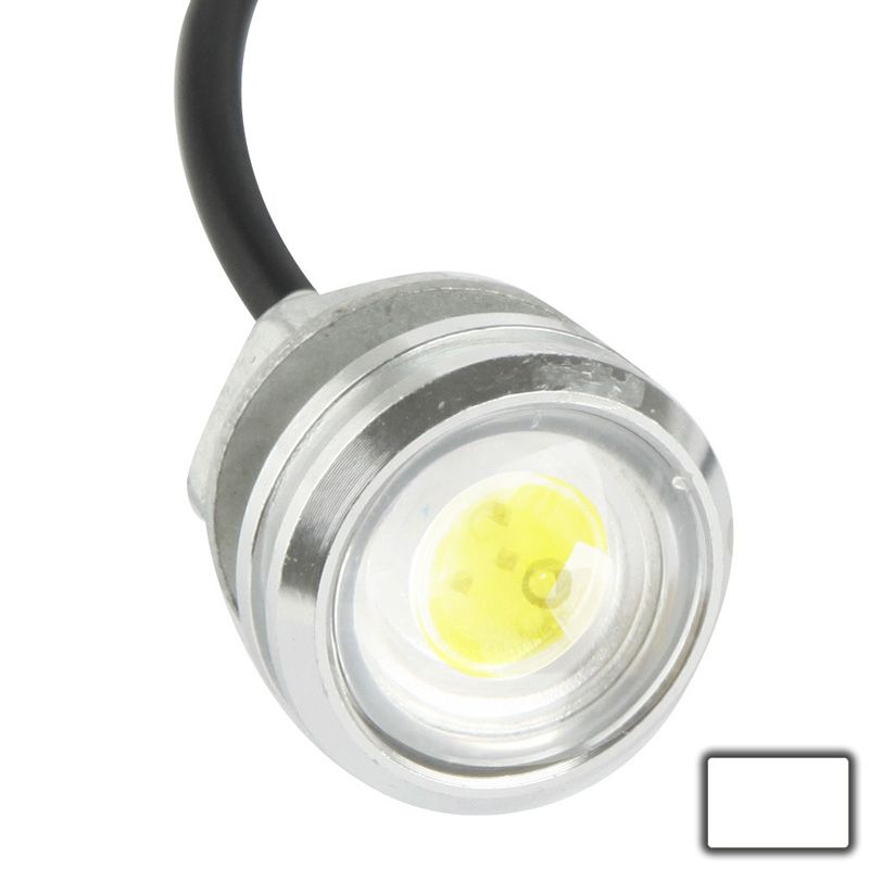 3W Waterproof Eagle Eye Light White LED Light For Vehicles