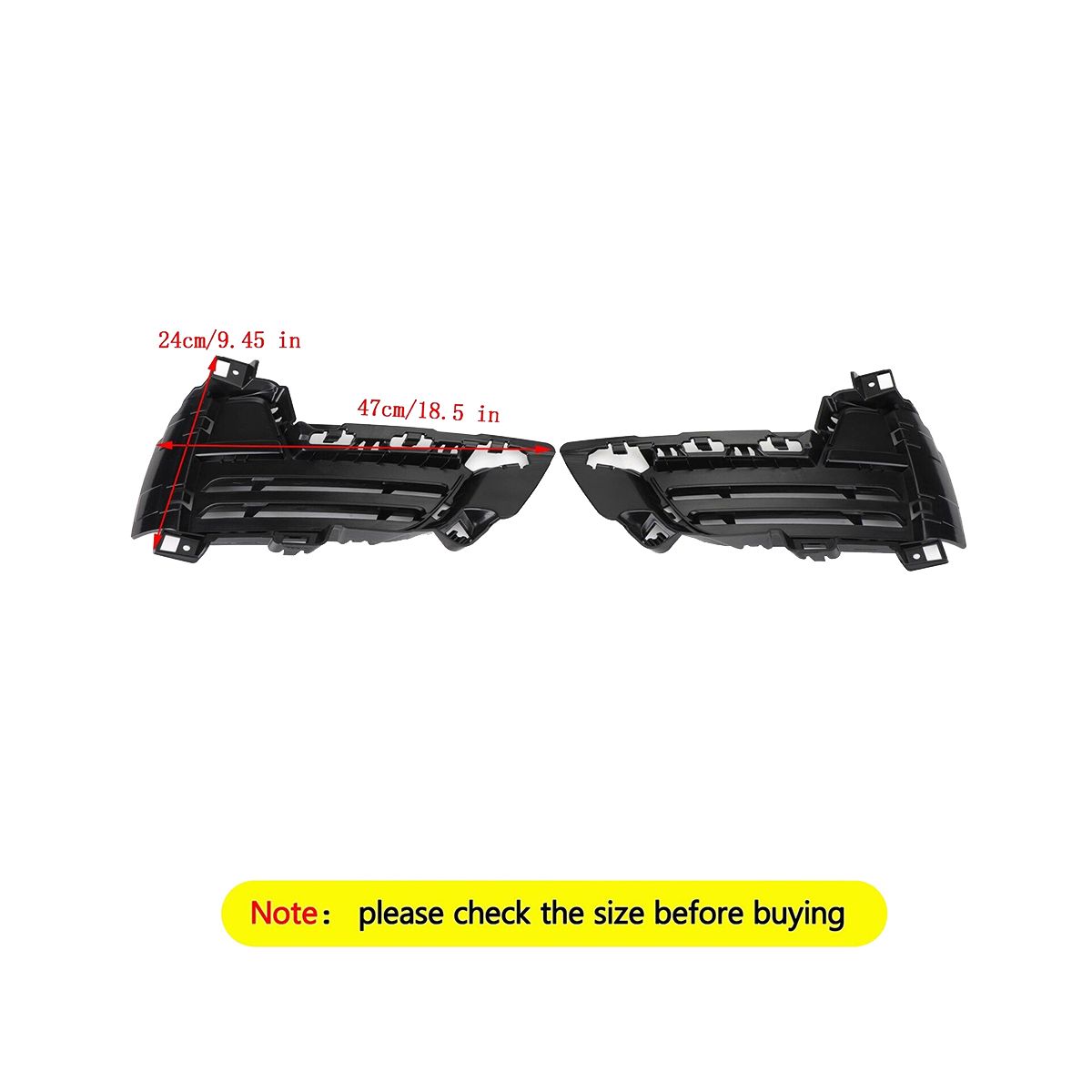 Left Front per Lower Grill Cover Black for BMW X5 F15