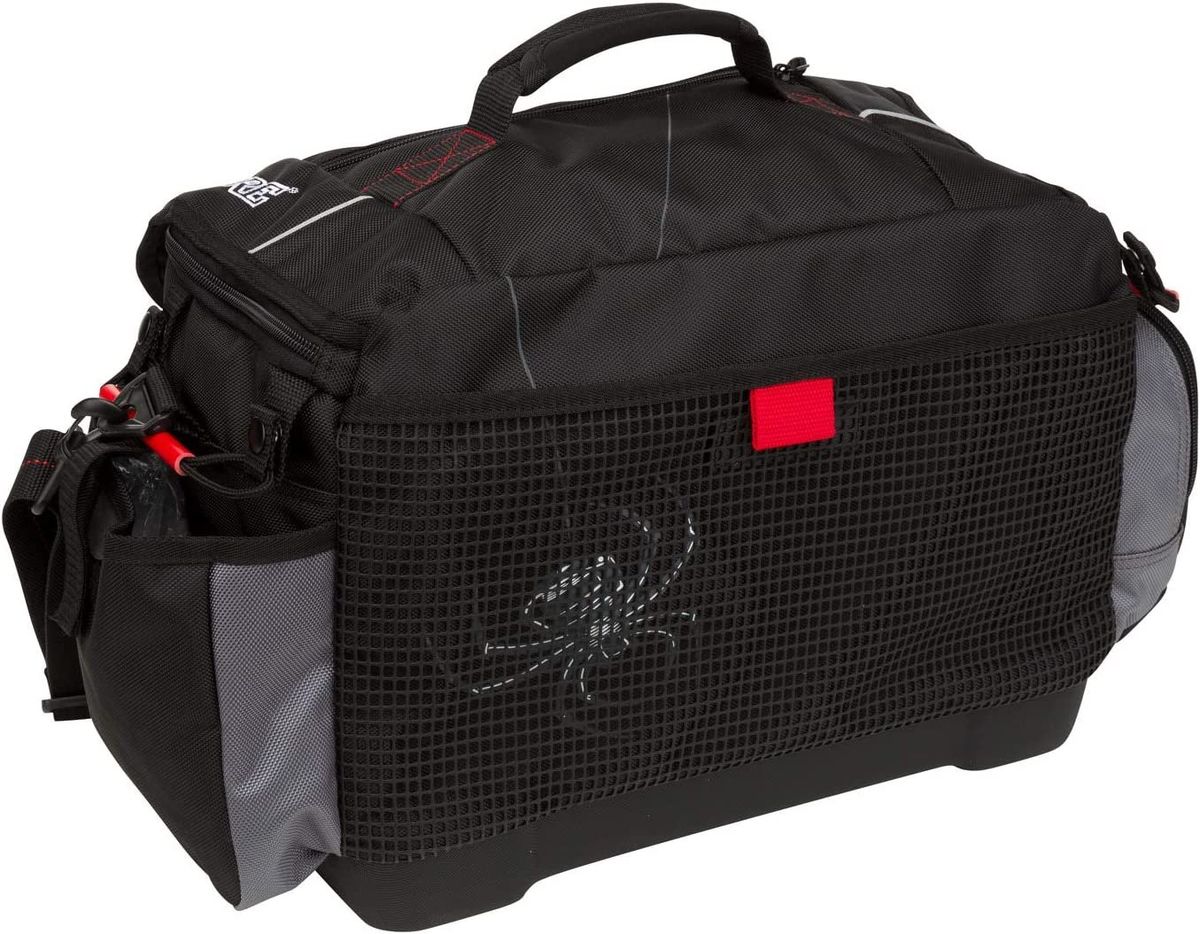Spiderwire Wolf Tackle Bag, 38.8-Liter, Black