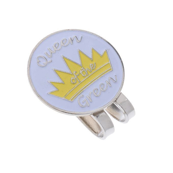 New Alloy Crown Golf Ball Marker Magnetic With Hat Clip Set Crown