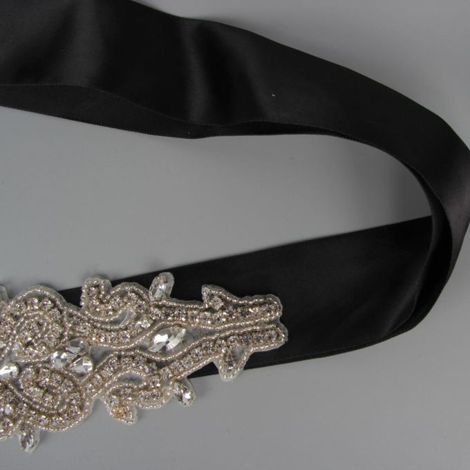 Rhinestone Belt Black