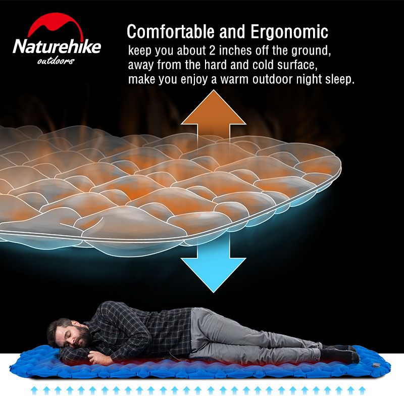 Naturehike Travel Mat Portable Camping Single Air Mattress
