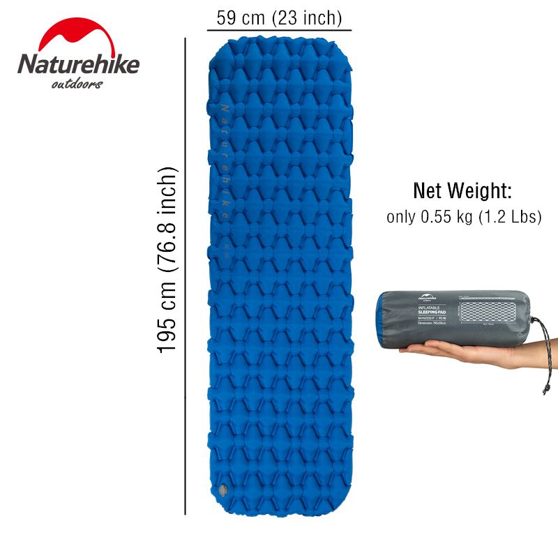 Naturehike Travel Mat Portable Camping Single Air Mattress