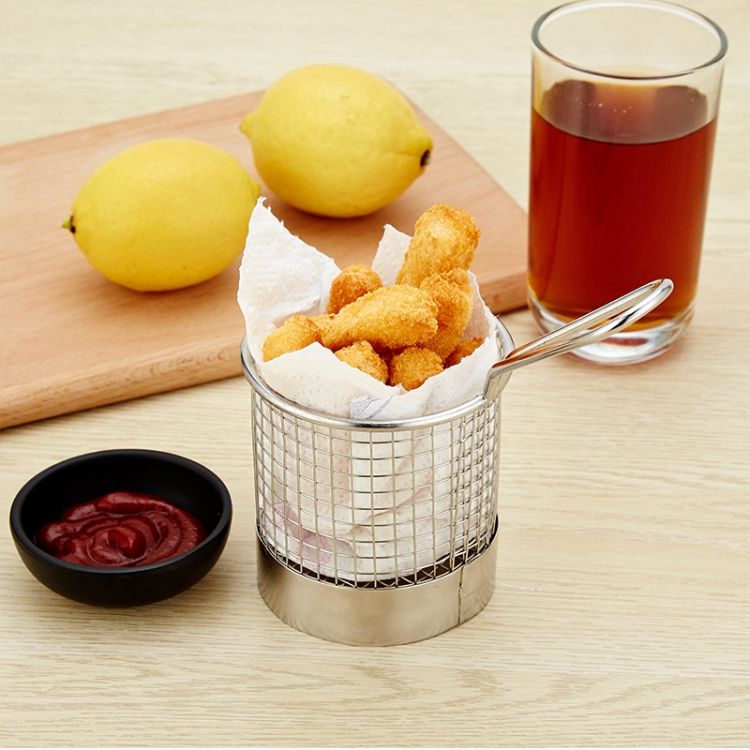 J13446L Stainless Steel Mini Fries Basket