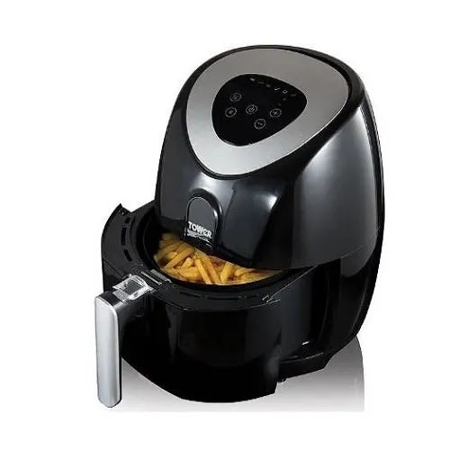 Digital Air Fryer With Extender Ring - 4.3l - 1500W - Black