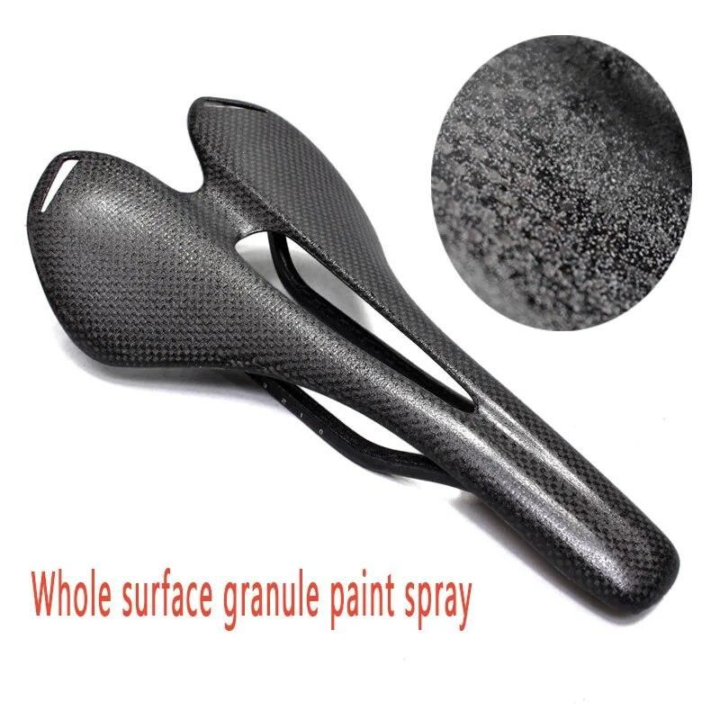Full Carbon Fiber Bike Saddle Lightweight Matte Bicycle Saddle Seat Cushion for MTB Road Bike Folding Bike