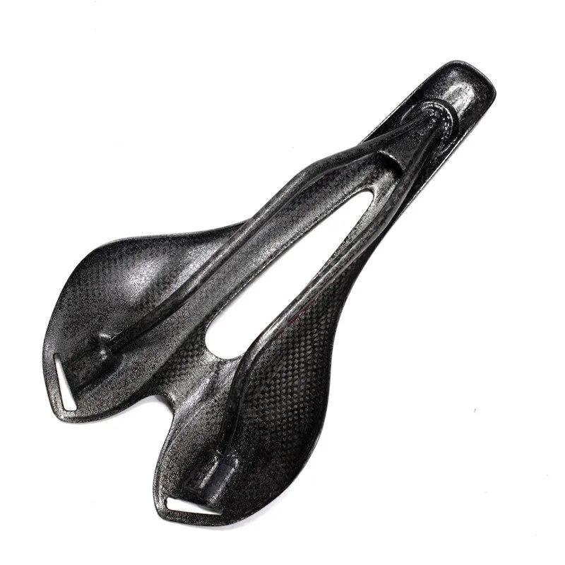 Full Carbon Fiber Bike Saddle Lightweight Matte Bicycle Saddle Seat Cushion for MTB Road Bike Folding Bike