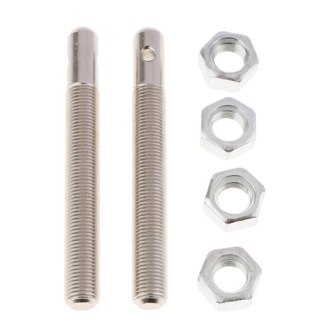 Pair Auto Suv Chrome Plus Flush Hood Latch Pin Racing Engine Lock