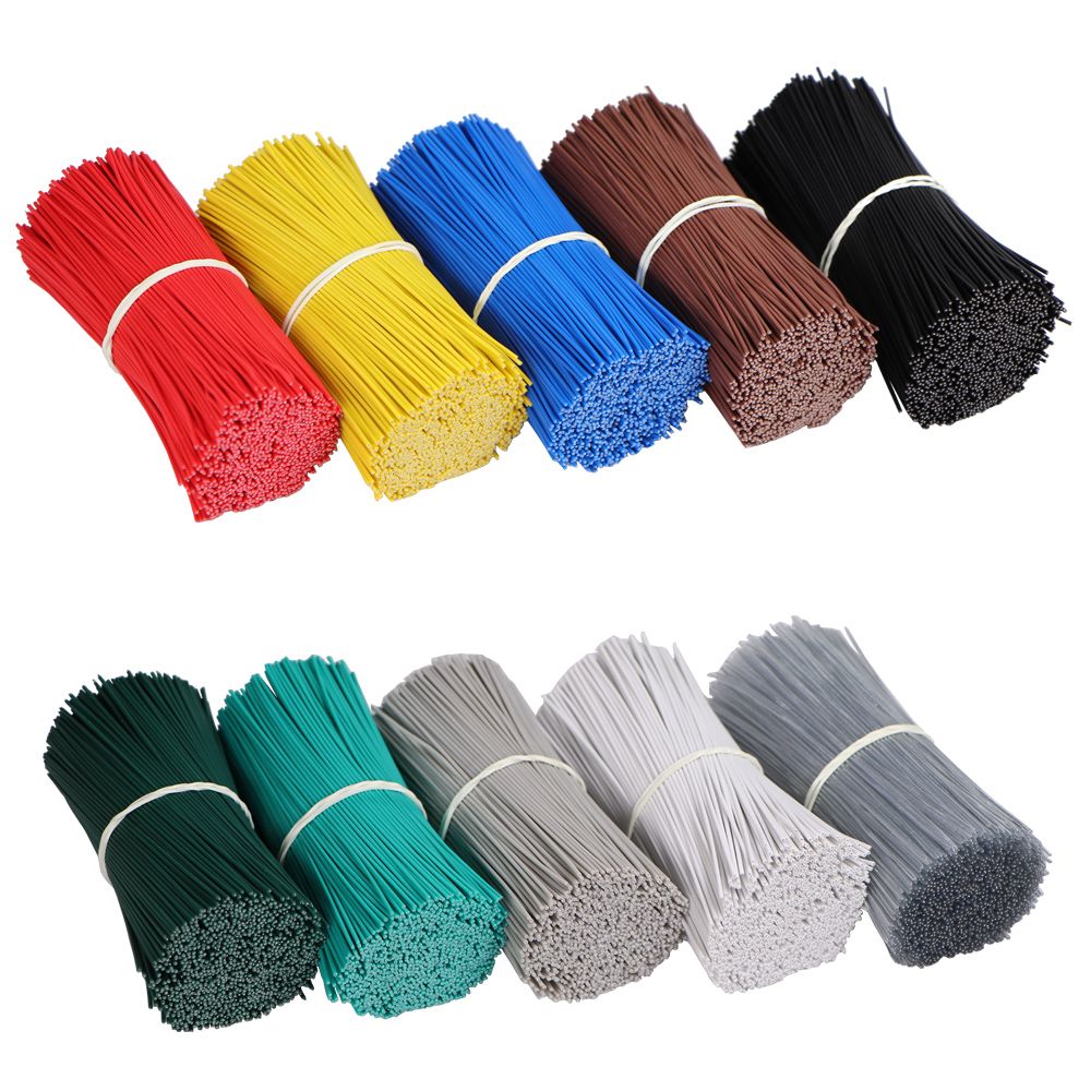 100PCS Round Gardening Plastic Colorful Twist Ties With