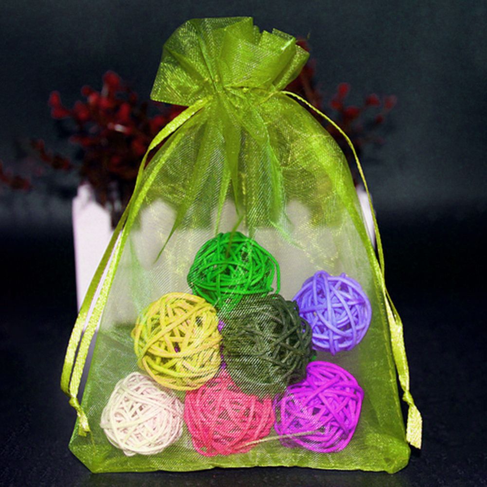50/100pcs Garden Drawstring Netting Bags Fruit Vegetable Grapes Mesh Bag Against Insect-Wine Red 18x13cm