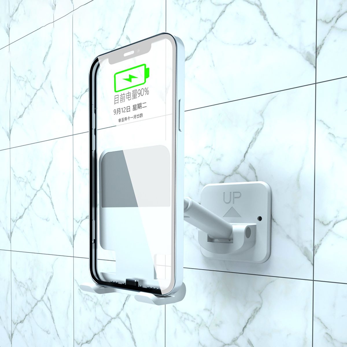 Mobile Phone Stent   Cellphone Hanging Stand White