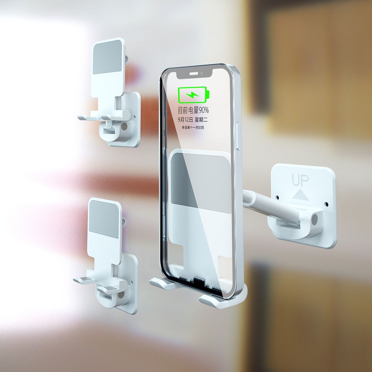 Mobile Phone Stent   Cellphone Hanging Stand White