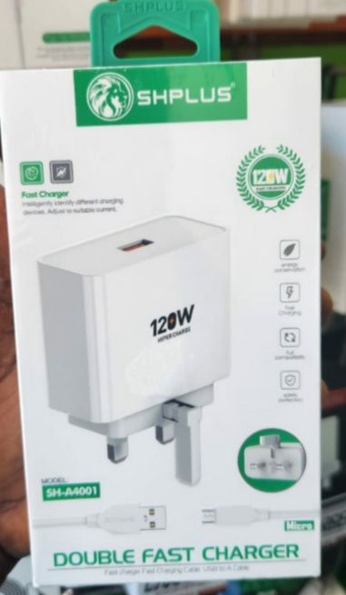 120W HYPER DOUBLE FAST CHARGER