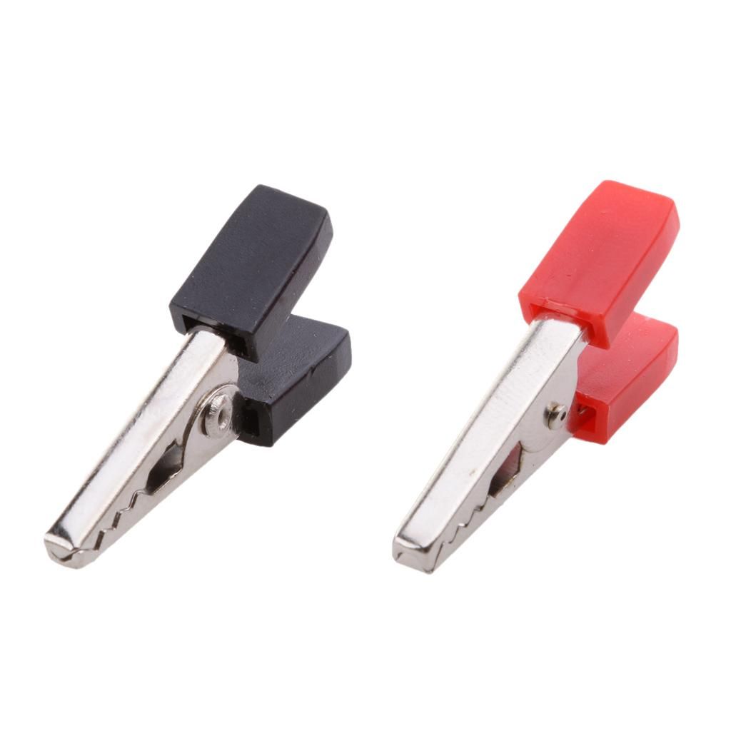 10pcs 35mm Alligator Crocodile Test Clip Clamp For Tester