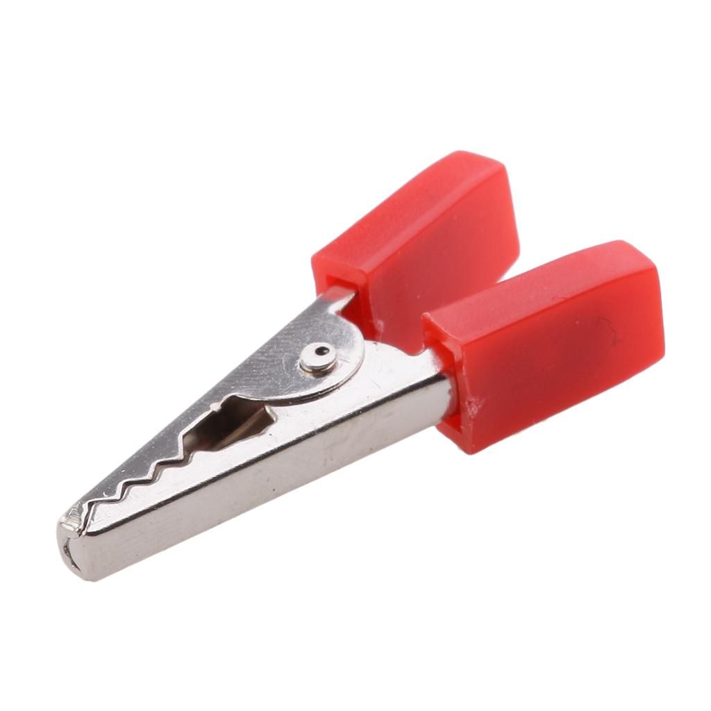 10pcs 35mm Alligator Crocodile Test Clip Clamp For Tester