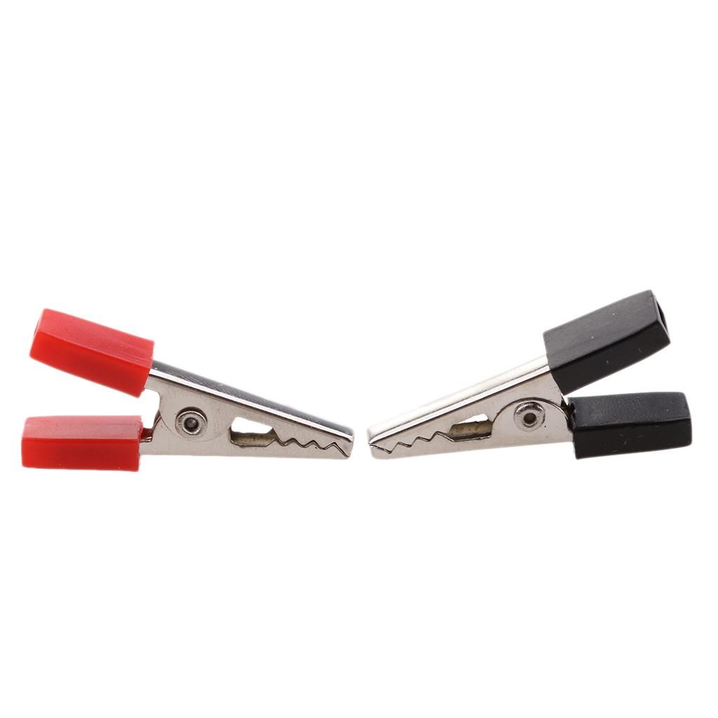 10pcs 35mm Alligator Crocodile Test Clip Clamp For Tester