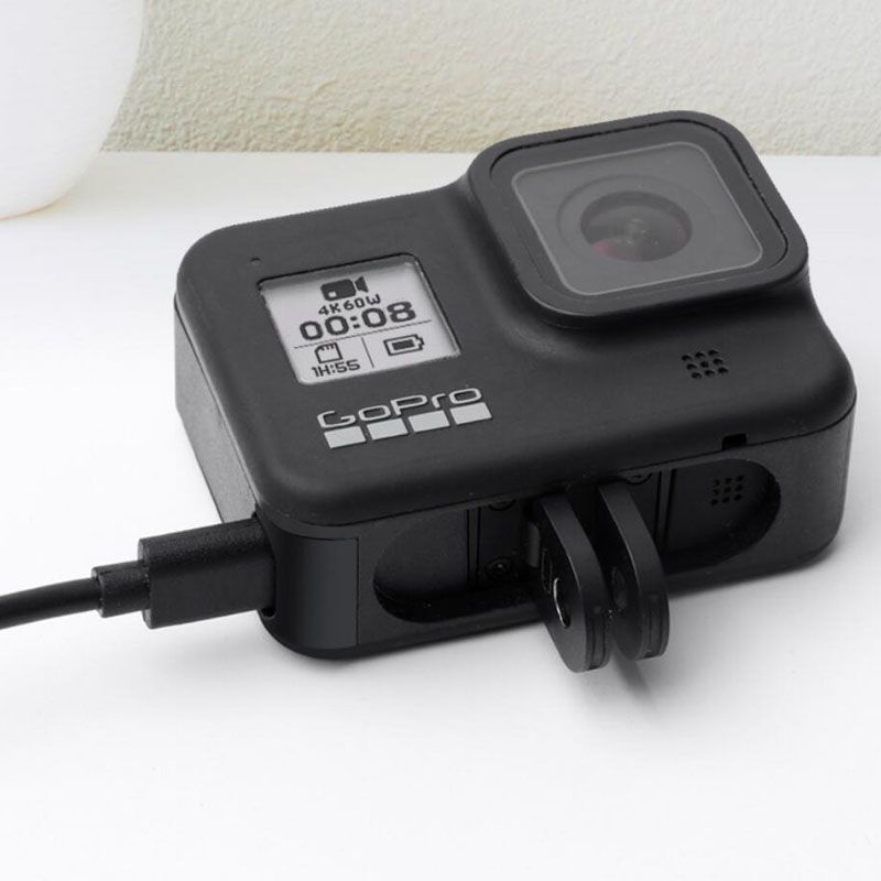 Rechargeable Side Protective Cover Battery Lid For GoPro 89