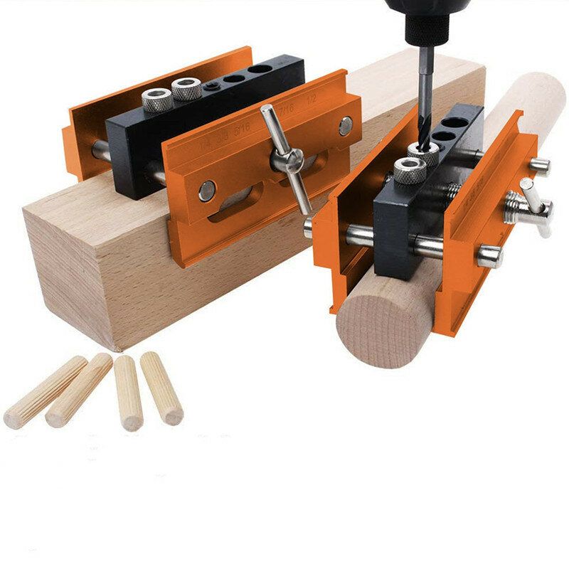 Woodworking Self-Centering Hole Punch Locator Drill Guide
