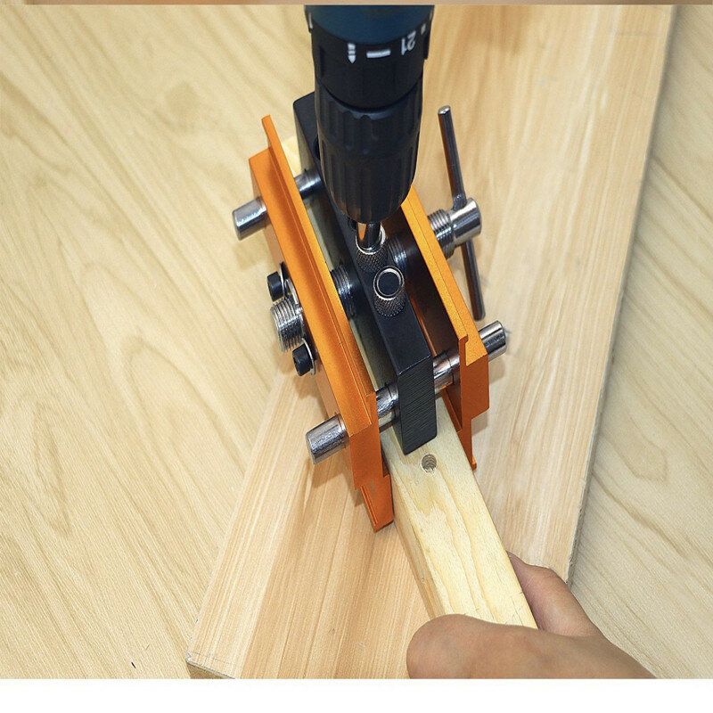Woodworking Self-Centering Hole Punch Locator Drill Guide
