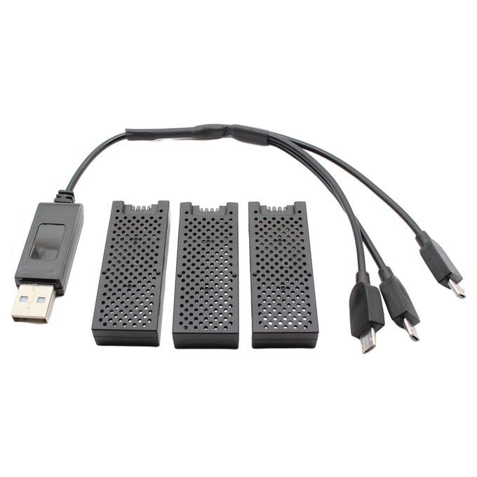 3.7V 400mAh 20C Lithium Battery With USB Charger Cable For WLTOYS XK