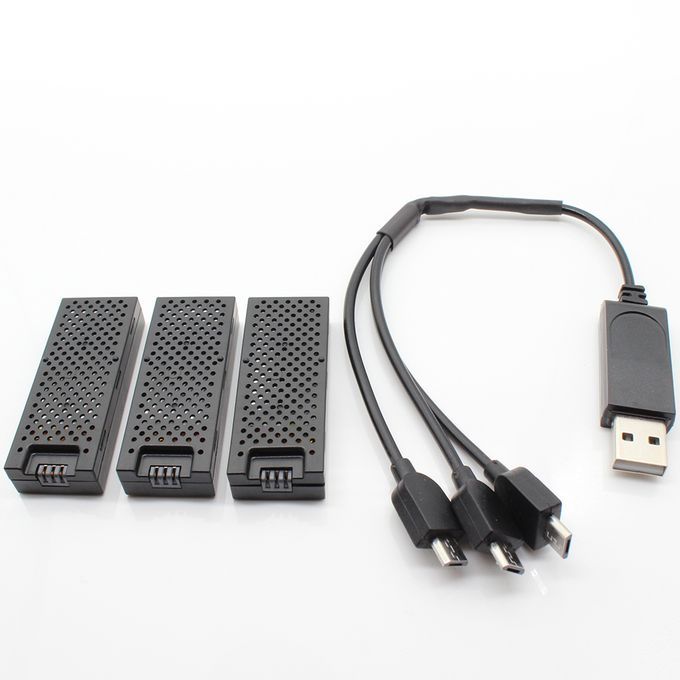 3.7V 400mAh 20C Lithium Battery With USB Charger Cable For WLTOYS XK
