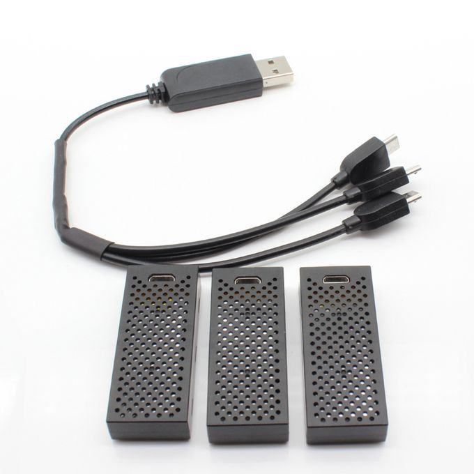 3.7V 400mAh 20C Lithium Battery With USB Charger Cable For WLTOYS XK