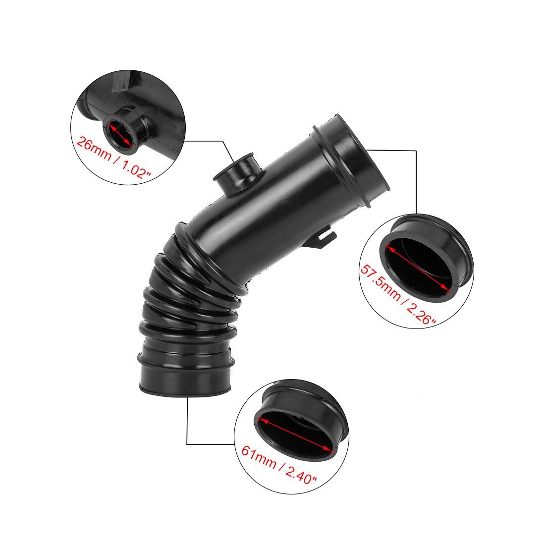 17881-15180 Engine Air Intake Hose For Toyota Corolla 4cyl