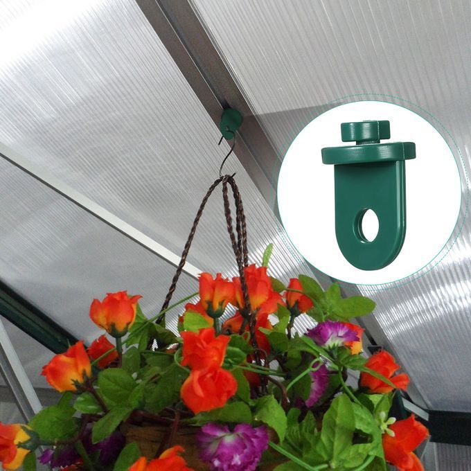 10pcs/set Greenhouse Plastic Hanger Hanging Clip Set Of 10 H