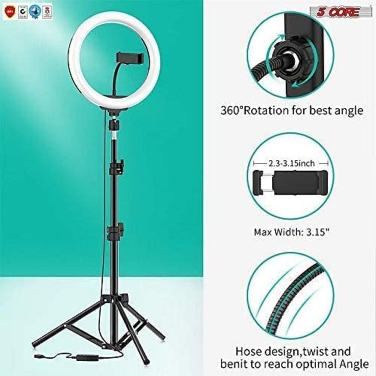 12inches Ring Light With Tripod Stand