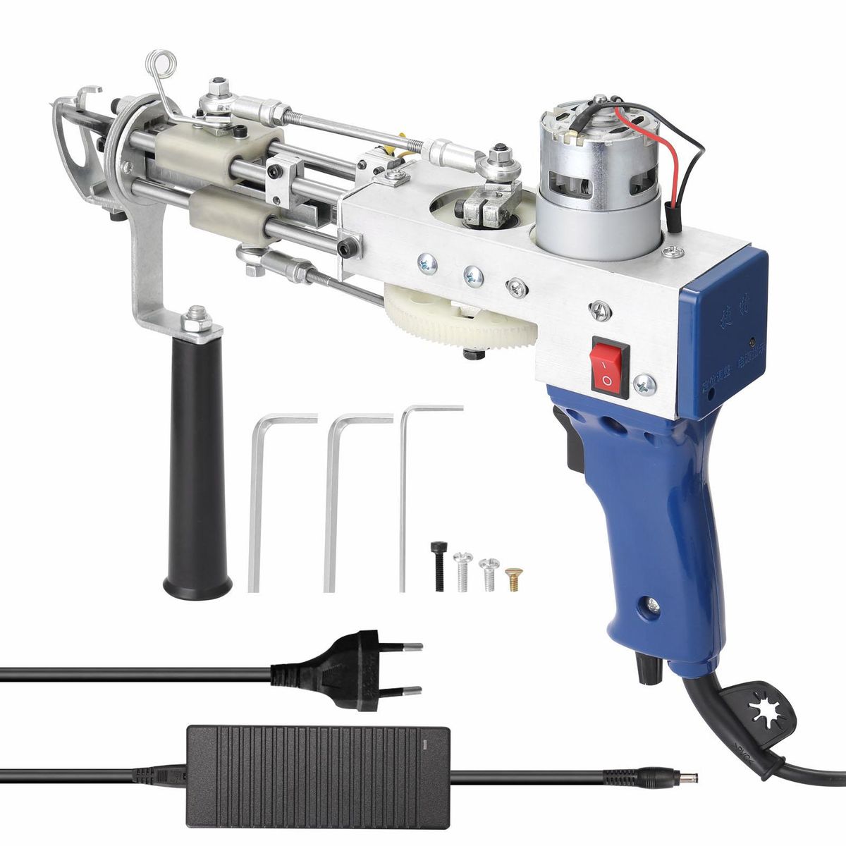 Electric Carpet Tufting Weaving Machine Flocking Device Industrial Embroidery Tool Cut-Pile Loop-Pile Knitting Machine